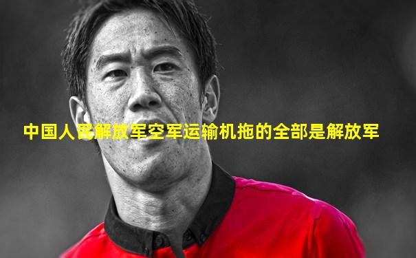 中国人民解放军空军运输机拖的全部是解放军