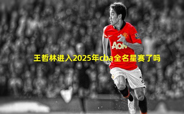 王哲林进入2025年cba全名星赛了吗